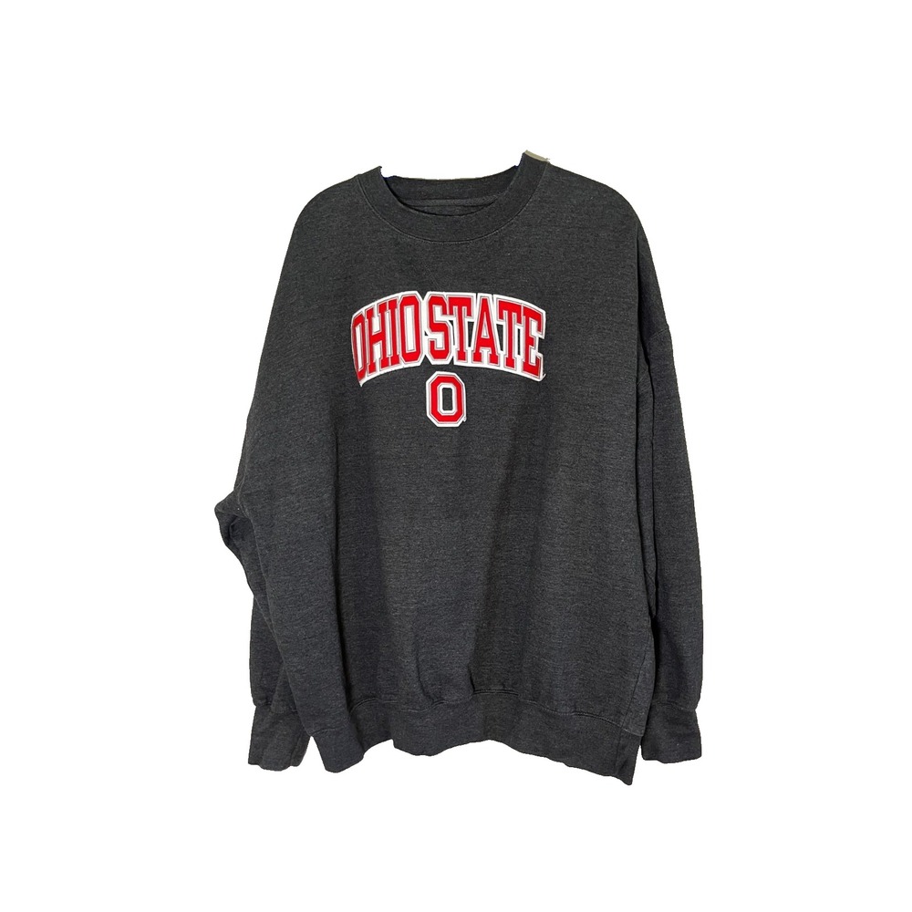 Retro Ohio State Sweatshirt XL Blue Classic Preppy Collegiate Athlete